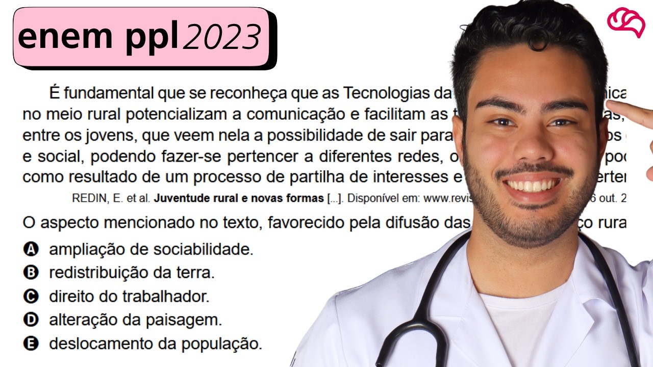 Resolução em Vídeo — Questão 67 ENEM 2023 PPL