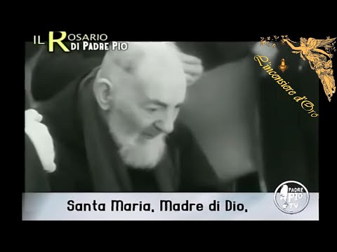 Preghiamo il S.Rosario con  Padre Pio -Misteri Luminosi🙏🙏🙏💖