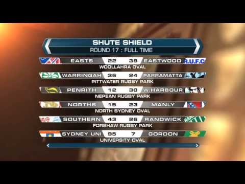 Shute Shield 2013 Round 17 Highlights - Eastern Suburbs v Eastwood