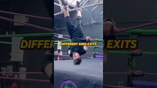 Different Pro Wrestling Ring Exits! 😱💜🙌🔥 #nottingham #prowrestling #prowrestlingschool