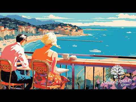 Côte d'Azur Looping Backdrop | French Riviera Summer Vinyl Vibes 🎶🌊