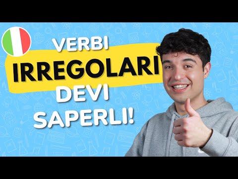 10 Italian IRREGULAR VERBS you MUST know to form ANY sentence (ita audio with subs)