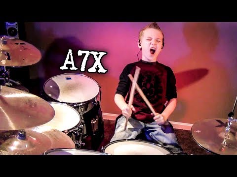 Avenged Sevenfold - Bat Country (8 year old Drummer)