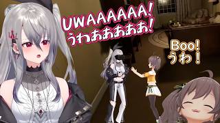 Matsuri can't HELP but troll Riona!【Hololive】