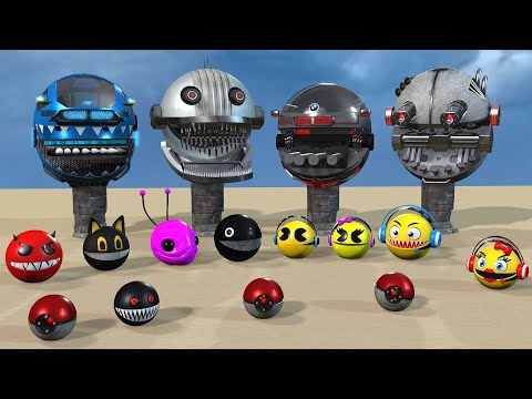 Robot Pacman vs Monster Robot Pac vs monster Pacman 4