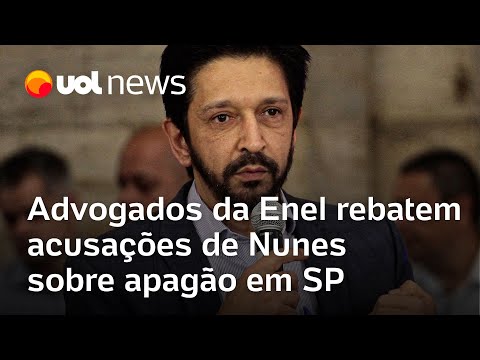 'Nunes age como marido traído e culpa o sofá', diz advogado da Enel sobre apagão em São Paulo