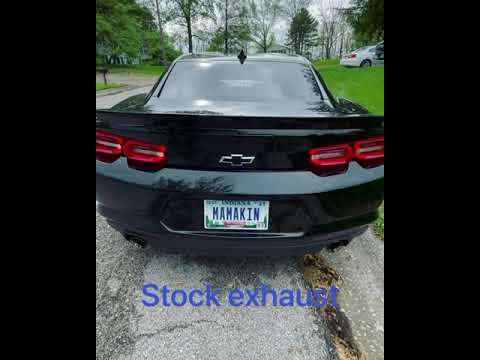 2020 Camaro 1LT V6 with Borla Atak Axle Back exhaust