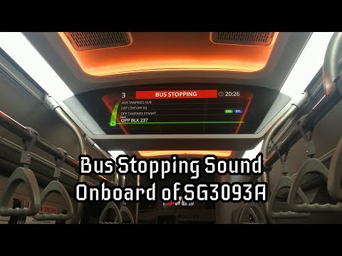 Bus Stopping Sound Onboard of SG3093A