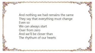 Lisa Ekdahl - The Rhythm of Our Hearts Lyrics