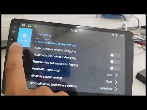 Configuração Central Multimídia Adak - IDIOMA