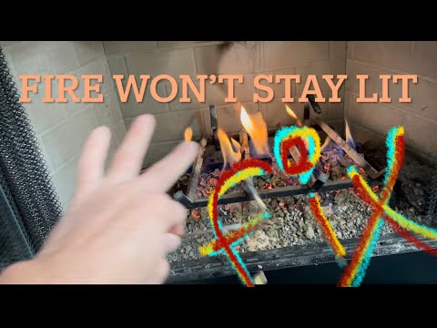 Fire won’t stay lit easy fix instructions fireplace thermocouple replacement ￼