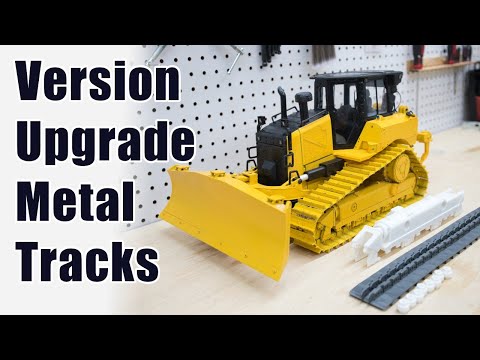 Video: Installieren von Metallketten und Befestigen des Leitrads an meinem 3D-gedruckten RC-Bulld...