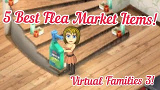 Top 5 Flea Market Items You NEED to Buy! | Virtual Families 3