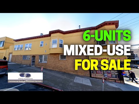 6-Unit Mixed Use Property For Sale! San Francisco, CA