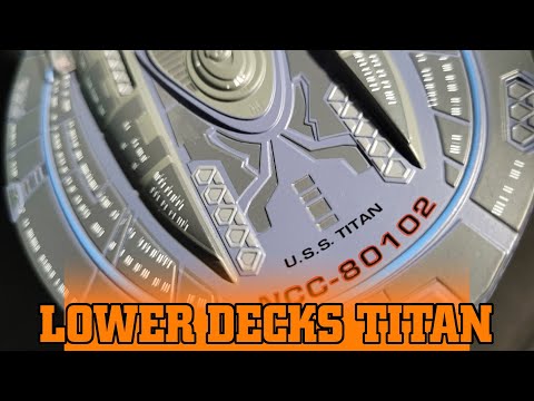 Unboxing the Lower Decks USS Titan NCC-80102 Eaglemoss Model from Hero Collector!