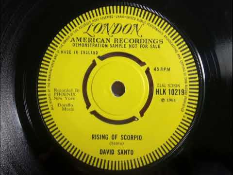 Psych - DAVID SANTO - Rising Of Scorpio - LONDON HLK 10219 UK 1968 Psych Hippie Dancer