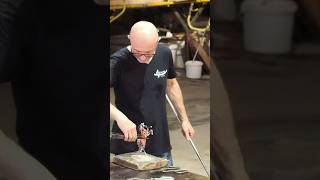 How to make a glass horse #shorts #glassblowing #muranoglass