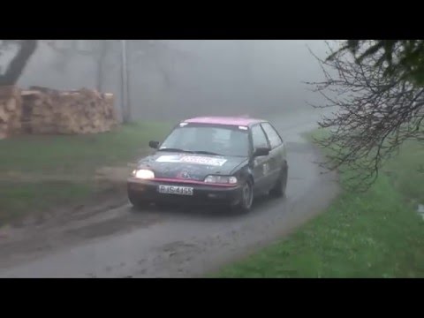 Mateusz Lubaś / Jarek Owsiak - Honda Civic - KJS 4 Rajd Krośnieński 10-04-2016 Krosno