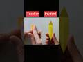 Teacher Vs Student Challenge Origami Sword ️ Easy Tutorial Instructions Art Craft Origami