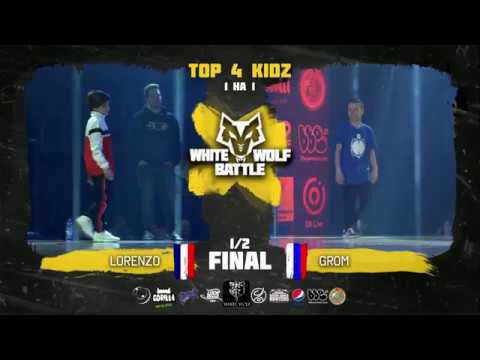 Lorenzo VS Grom ✘ KIDZ 1/2 final ✘ White Wolf Battle 2018