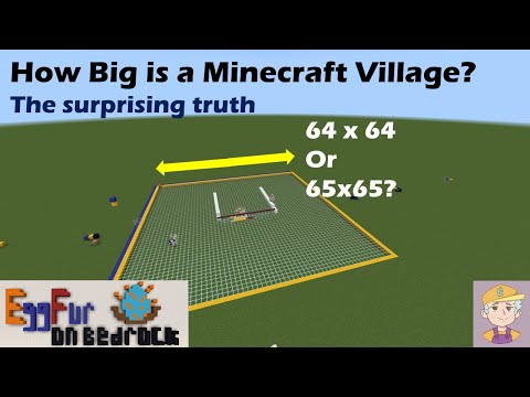 Eggfur - How big is a Minecraft village? The surprising truth!