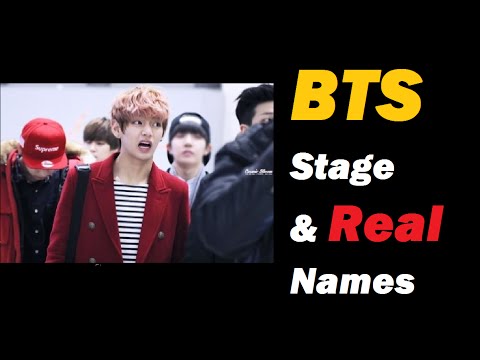 How to say kpop names right! pt1:★ BTS★/ bts names pronunciation / bts names and pictures