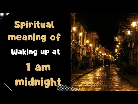 Spiritual Meaning of Waking Up at 1am