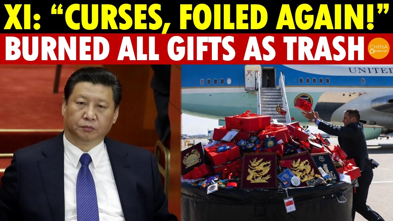 Xi: “Curses, Foiled Again!” All China Gifts to Trump Burned—No Trust, No Respect