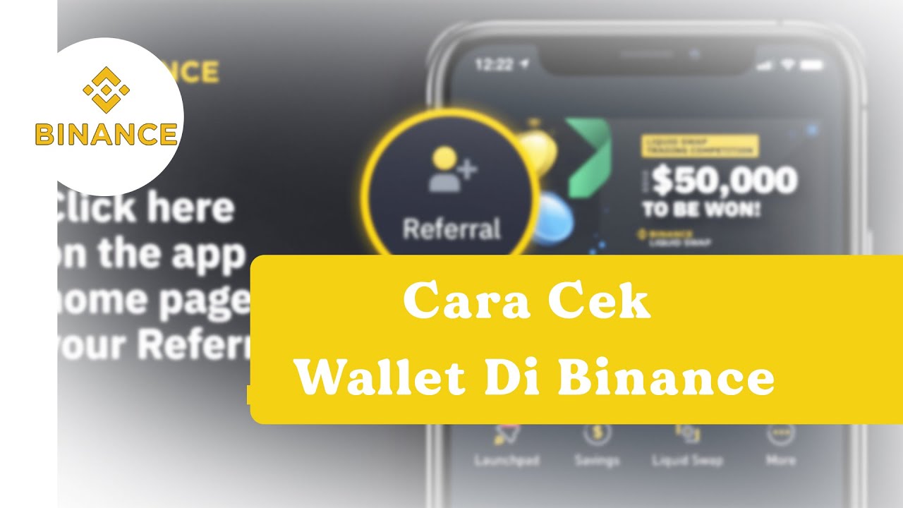Cara cek wallet di Binance