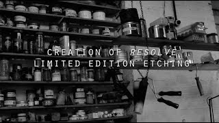 Poppy Ackroyd - Creation of 'Resolve' Limited Edition Etching