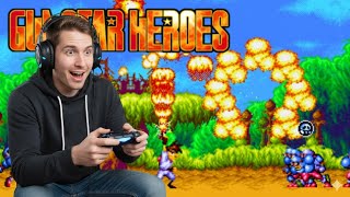Gunstar Heroes - Sega MegaDrive - PAL Gameplay - Full Game Longplay - Complete All Stages