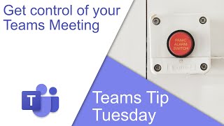 How To Change Options During a Microsoft Teams Meeting