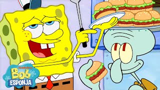 Download lagu Bob Esponja | ¡60 MINUTOS de SpongeBob en el Crustáceo Cascarudo! 🍔 | Bob Esponja en Español mp3
