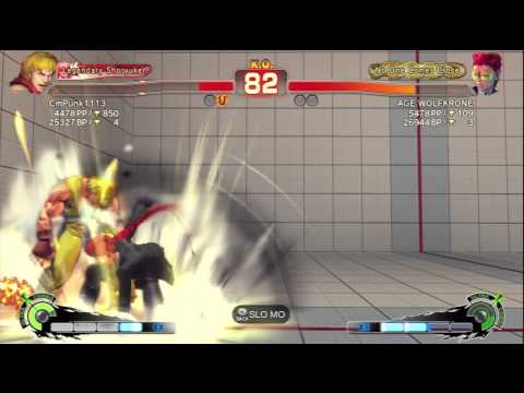 SSF4 AE 2012 Ranked CmPunk1113 (Ken) vs AGE WOLFKRONE (Viper)