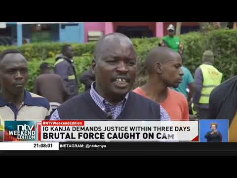 IG Kanja orders arrest of police officers caught on camera attacking pool players in Nandi