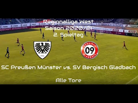 SC Preußen Münster vs SV Bergisch Gladbach | 2. Spieltag Regionalliga West 20/21