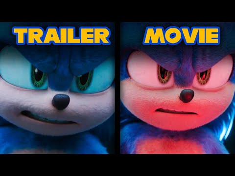 Sonic Movie 3 - Trailer vs Movie Comparison