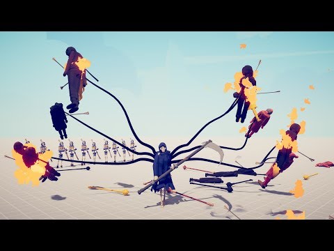 REAPER & 10x FIRE ARCHERS vs 10x EVERY UNIT - Totally Accurate Battle Simulator TABS
