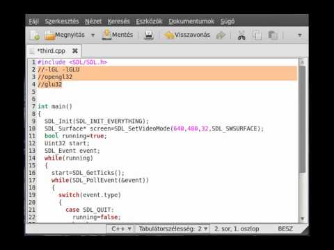 openGL (SDL,c++) thecplusplusguy tutorials