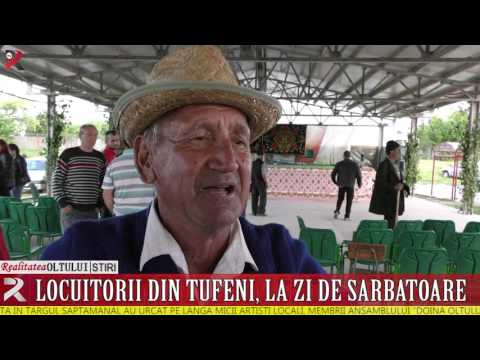 Locuitorii din Tufeni, la zi de sărbătoare