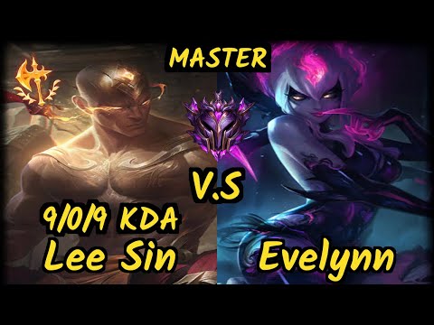 FKL Sirt (LEE SIN) vs EVELYNN - 9/0/9 KDA JUNGLE GAMEPLAY - BR Ranked MASTER