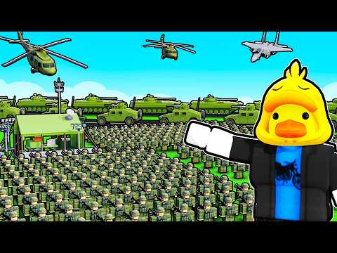I Bought MILLIONS of Soldiers to Build the World's Biggest Army in Roblox!