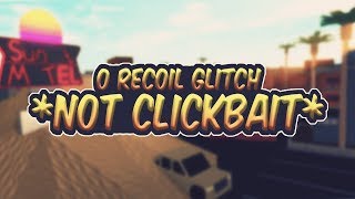 **NOT CLICKBAIT** 0 Recoil Glitch In Phantom Forces