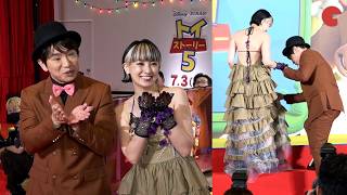 濱口優&南明奈、夫婦でイベントに登壇！濱口優が軽やかにエスコート　　映画『トイ・ストーリー５』ジャパンプレミア