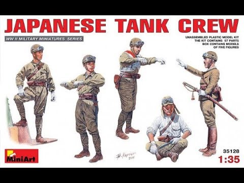 Сборная модель: Экипаж японских танкистов (Miniart 35128) 1:35