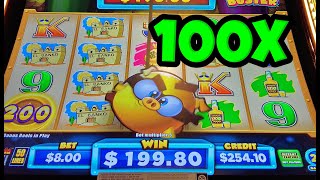 BIG WIN and live play on high limit Bank Buster! Video