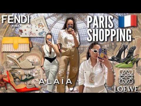 PARIS Luxury Shopping Vlog 2023! Galeries Lafayette & Printemps