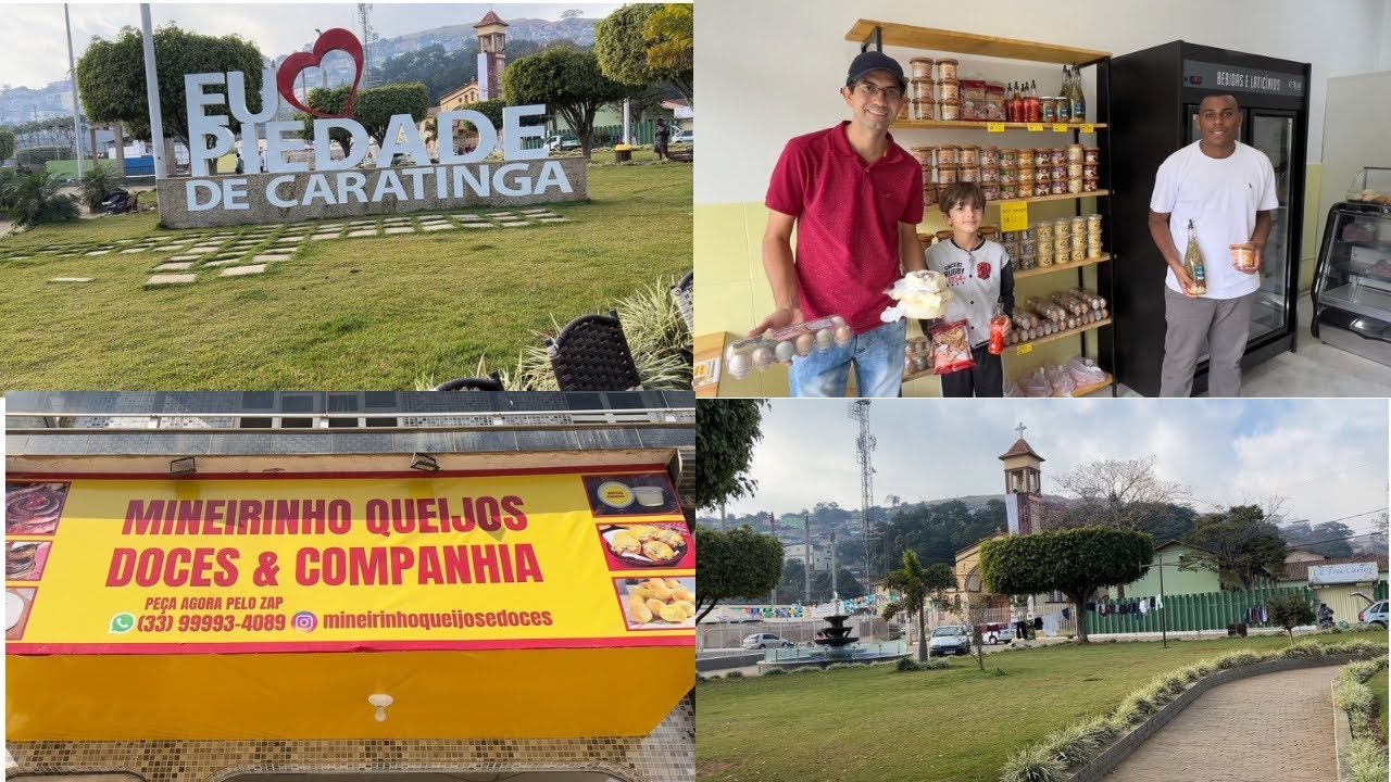 ELE DEIXOU O RIO DE JANEIRO,  VEIO PRA MINAS GERAIS,  AGORA VENDE PÃO DE QUEIJO E PRODUTOS DE MINAS.