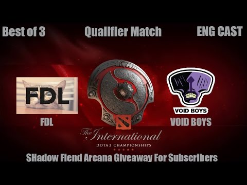 FDL VS VOID BOYS | THE INTERNATIONAL 2016 QUALS | BO3 | ENG CAST | game 1