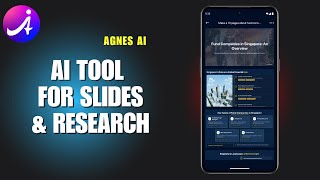 Agnes AI – The Smartest AI Tool for Slides & Research! 🚀